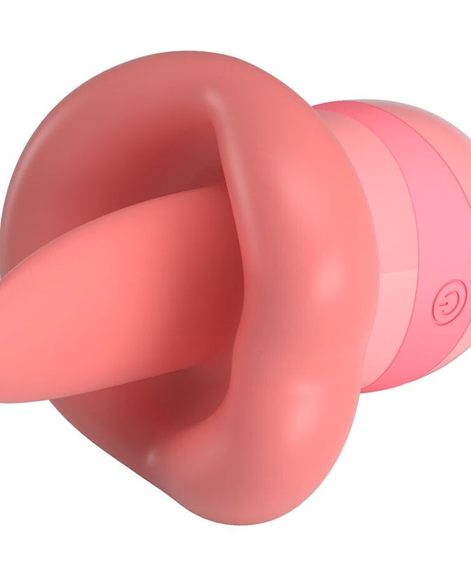 Pretty Love – Kylee Tongue Clitoris Stimulator 10 Vibrations Nude Pink
