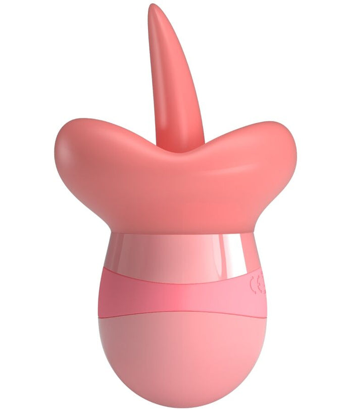 Pretty Love – Kylee Tongue Clitoris Stimulator 10 Vibrations Nude Pink