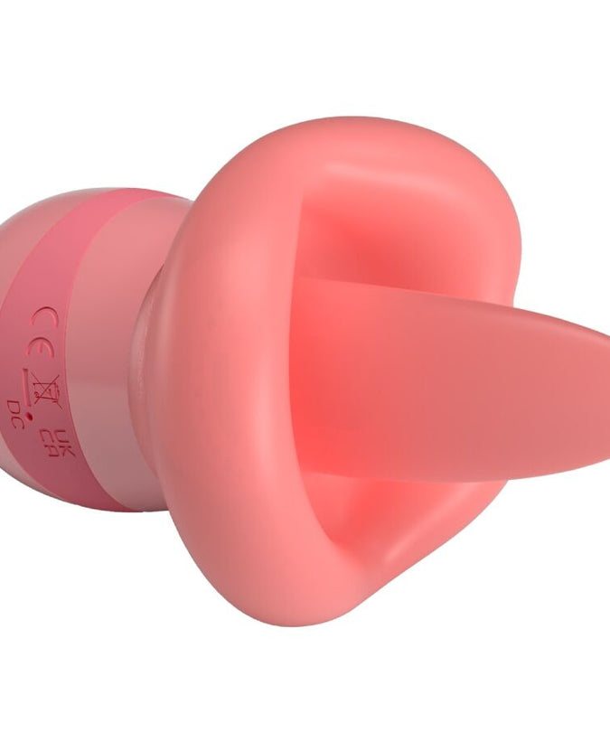 Pretty Love – Kylee Tongue Clitoris Stimulator 10 Vibrations Nude Pink