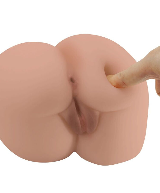 CRAZY BULL - BERNACE ASS VIBRATOR WITH REALISTIC VAGINA AND ANUS FLESH REMOTE CONTROL