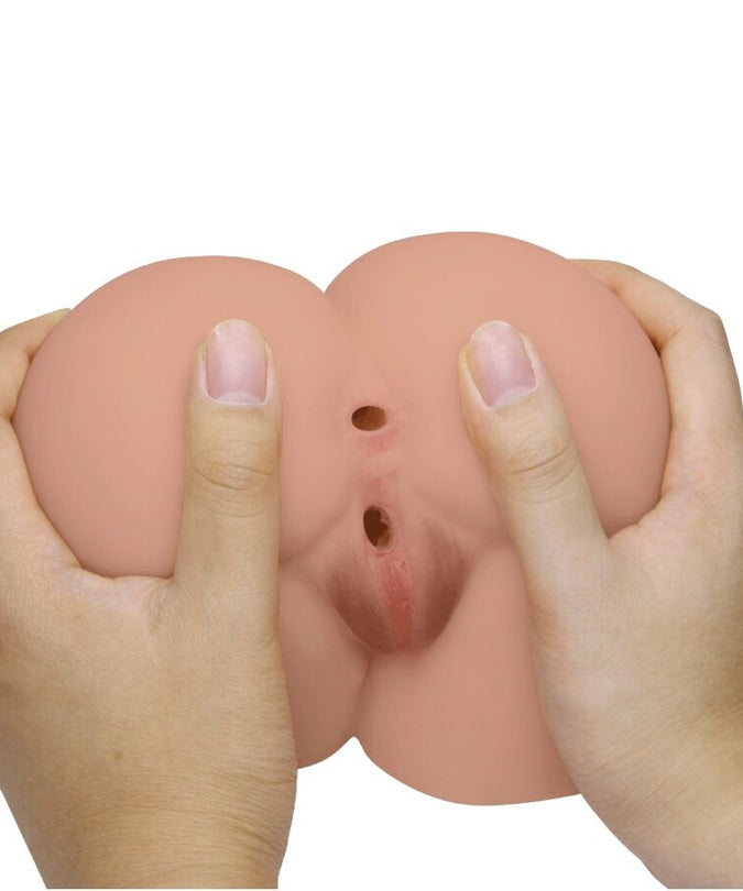 CRAZY BULL - BERNACE ASS VIBRATOR WITH REALISTIC VAGINA AND ANUS FLESH REMOTE CONTROL