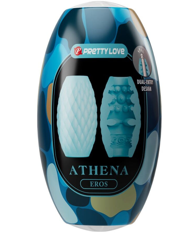 PRETTY LOVE - ATHENA EROS SILICONE MALE MASTURBATOR SKY BLUE