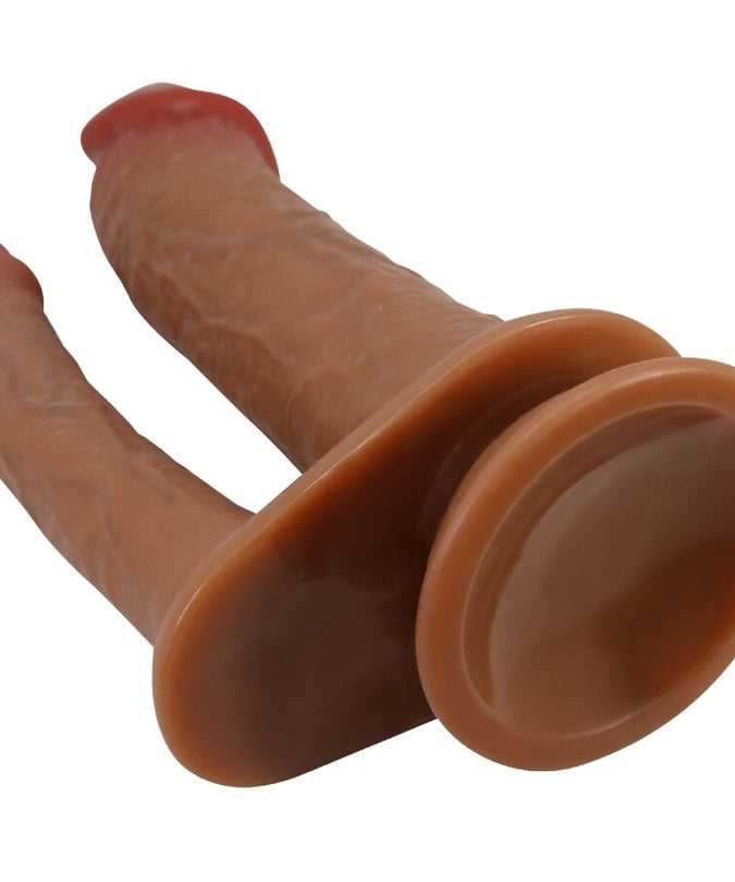PRETTY LOVE - GORAN DOUBLE DILDO REALISTIC NATURAL MULATO