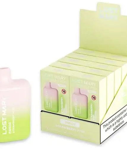 LOST MARY - BM600 NICOTINE VAPER 2% DISPOSABLE STRAWBERRY KIWI