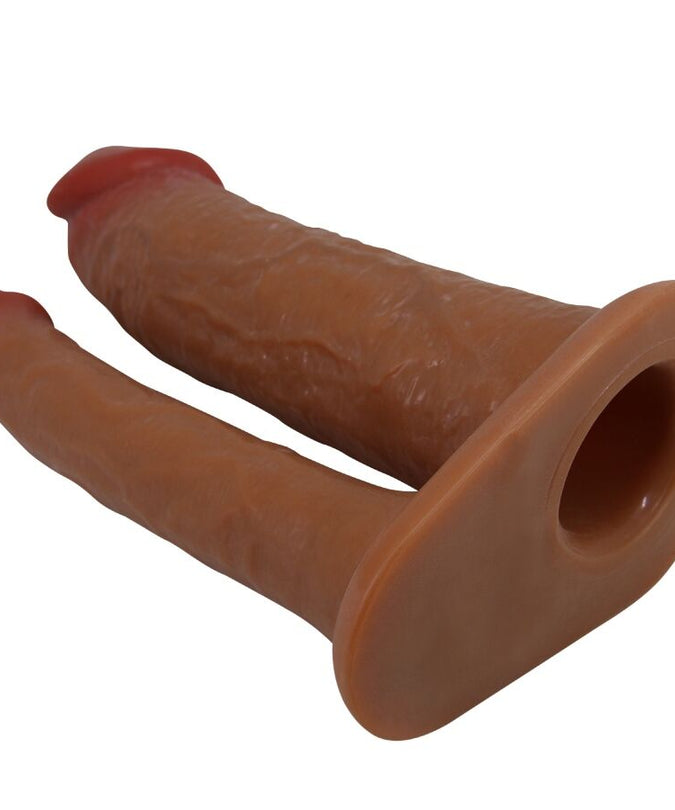 PRETTY LOVE - KEAVEN HARNESS SLIP UNIVERSAL & COMFORTABELE DUBBELE DILDO
