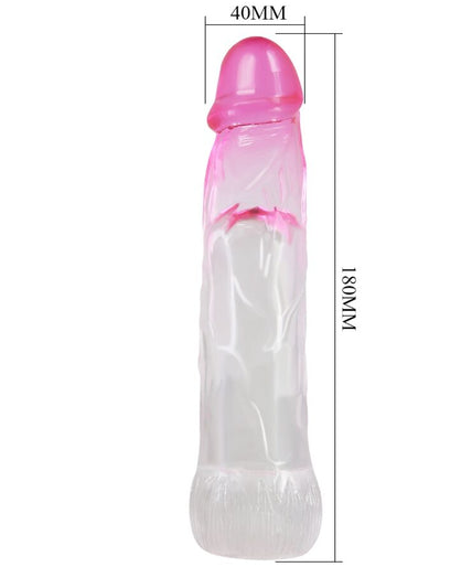 PRETTY LOVE - NERON REALISTIC 6 CM ENLARGEMENT SHEATH FOR PENIS PINK