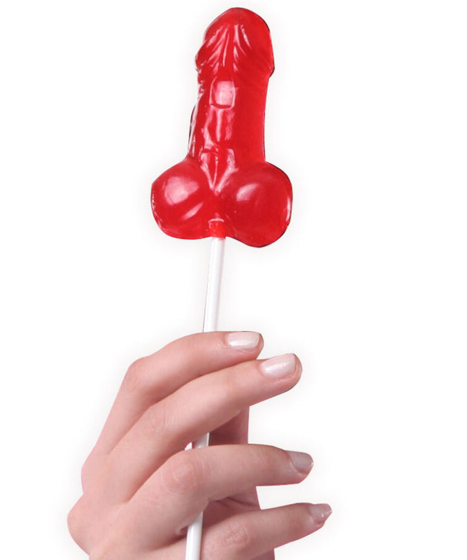 SECRETPLAY - LOLLIPOP PIEMEL GUMMIE AARDBEI