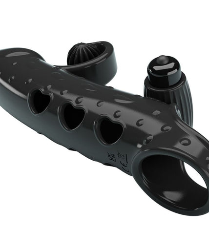 ROMANCE - VIBRATING PENIS SLEEVE BLACK