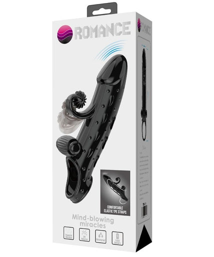 ROMANCE - VIBRATING PENIS SLEEVE BLACK