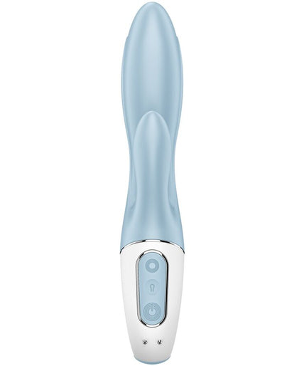 SATISFYER - AIR PUMP BUNNY 1 INFLATABLE RABBIT VIBRATOR BLUE
