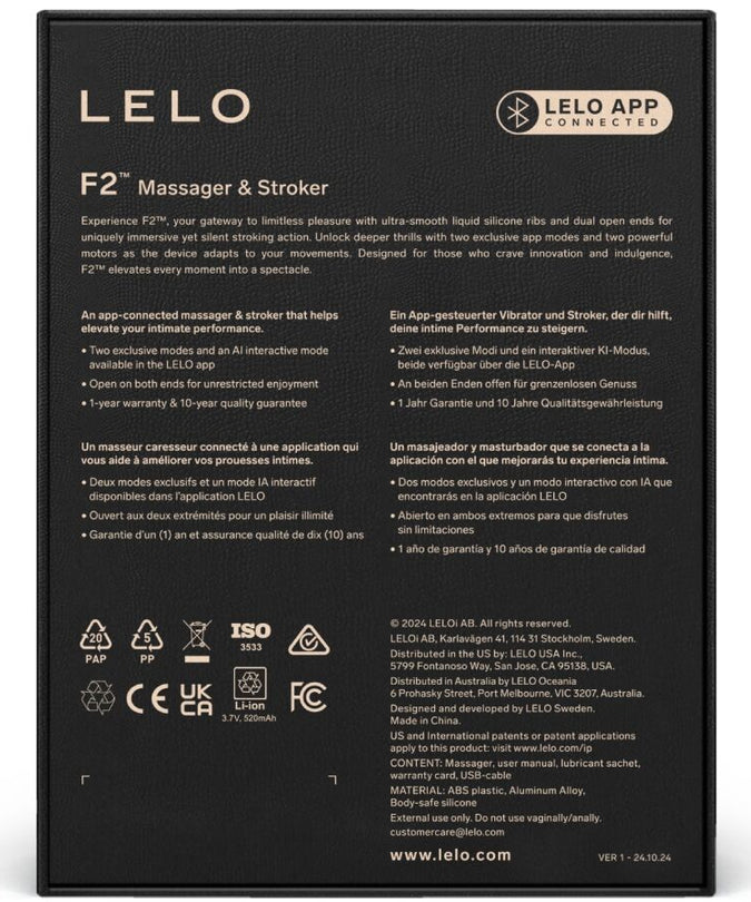 LELO – F2S Male Masturbator – Red