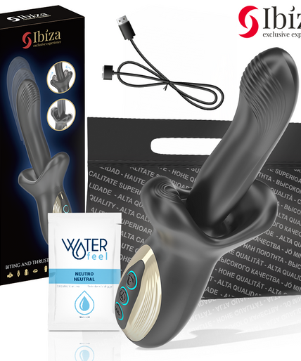 IBIZA - POWERFUL VIBRATOR WITH THRUSTING AND BITING EFFECT