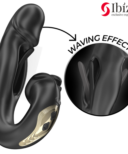 IBIZA - ROSE VIBRATOR FLICKING EFFECT AND CLIT STIMULATOR