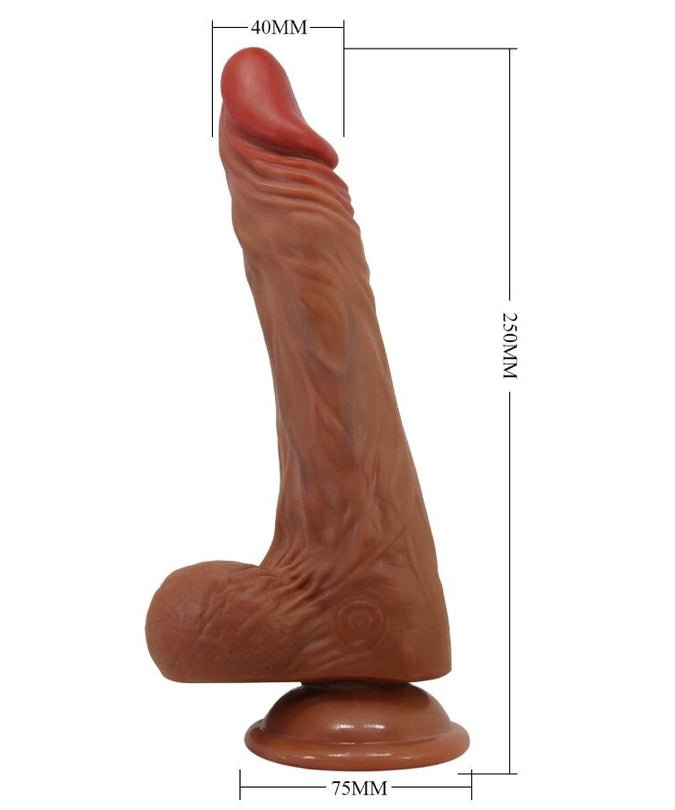 BAILE - CALISTO REALISTISCHE DILDO 24 CM HUIDSKLEUR