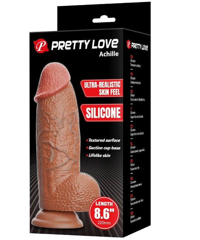 PRETTY LOVE - ACHILLE ULTRA REALISTIC DILDO 22 CM
