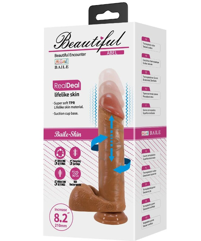Baile – Abel Realistic Dildo 21 Cm Mulatto