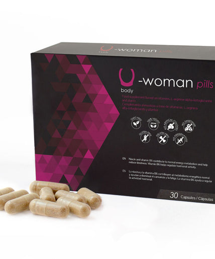 500 COSMETICS - U-WOMAN VERHOOGT VROUWELIJKE LIBIDO - 30 CAPSULES