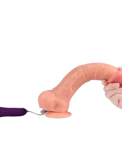 SHEQU - APOLO VIBRATOR DILDO WITH REMOTE CONTROL 24.5 CM