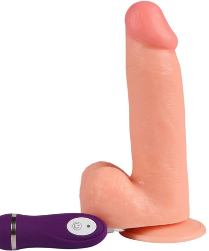 SHEQU - PHANTOM VIBRATING DILDO WITH REMOTE CONTROL 20 CM