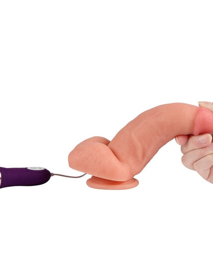 SHEQU - RED EAGLE VIBRATOR DILDO WITH REMOTE CONTROL 17 CM