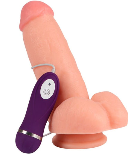 SHEQU - RED EAGLE VIBRATOR DILDO WITH REMOTE CONTROL 17 CM
