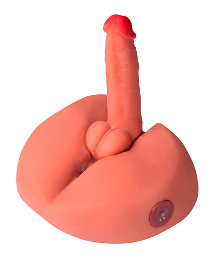 XISE - HONEY REALISTIC DILDO MASTURBATOR WITH VIBRATION 25 CM