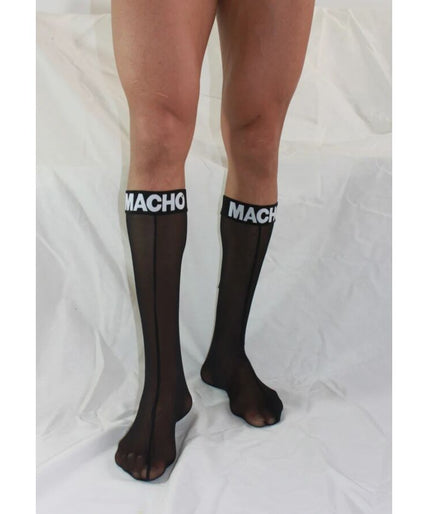 MACHO - THIN SOCKS ONE SIZE BLACK