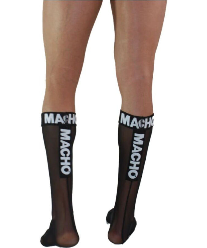 MACHO - THIN SOCKS ONE SIZE BLACK