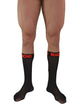 Macho – Dünne Socken Einheitsgröße Schwarz/Rot