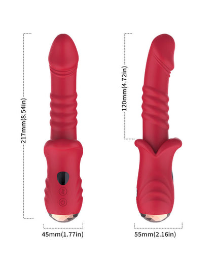 Armony – Point A Stimulerende Vibrator Dildo Rood