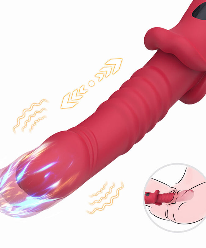 Armony – Point A Stimulating Vibrator Dildo Red