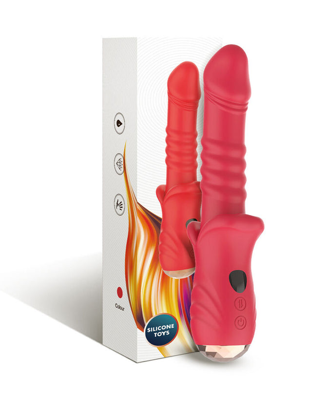 Armony – Point A Stimulating Vibrator Dildo Red