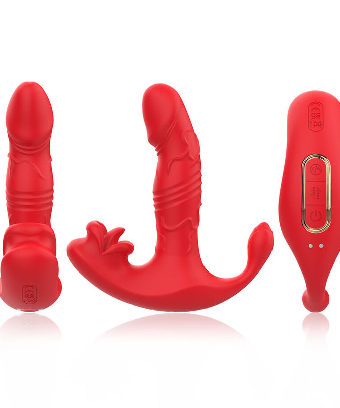 Armony – Anal Vibrator Panty C And G – Spot Stimulator Remote Control Red