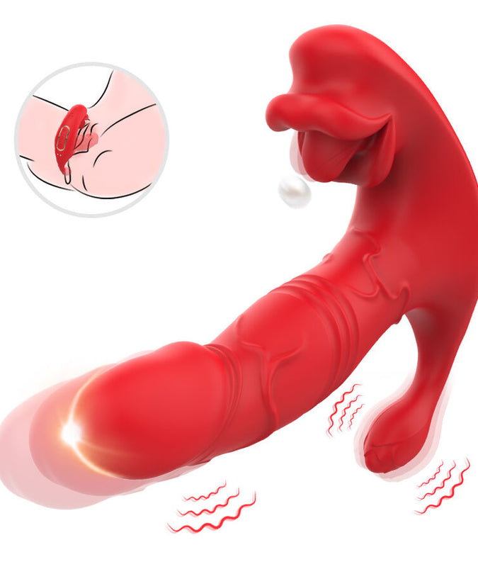 Armony – Anal Vibrator Panty C And G – Spot Stimulator Remote Control Red