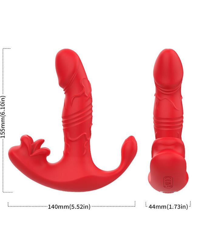 Armony – Anal Vibrator Panty C And G – Spot Stimulator Remote Control Red