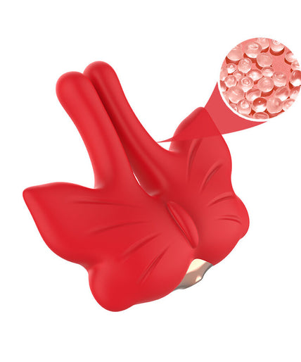 Armony – Magnetic Nipple Clamps With Vibration Butterfly Shape Red