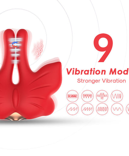 Armony – Magnetic Nipple Clamps With Vibration Butterfly Shape Red