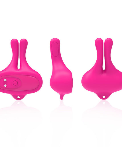 Armony – Rabbit Shape Vibration Magnetic Nipple Clamps Pink