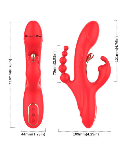 Armony – G – Spot- en clitorisstimulator vibrator rood
