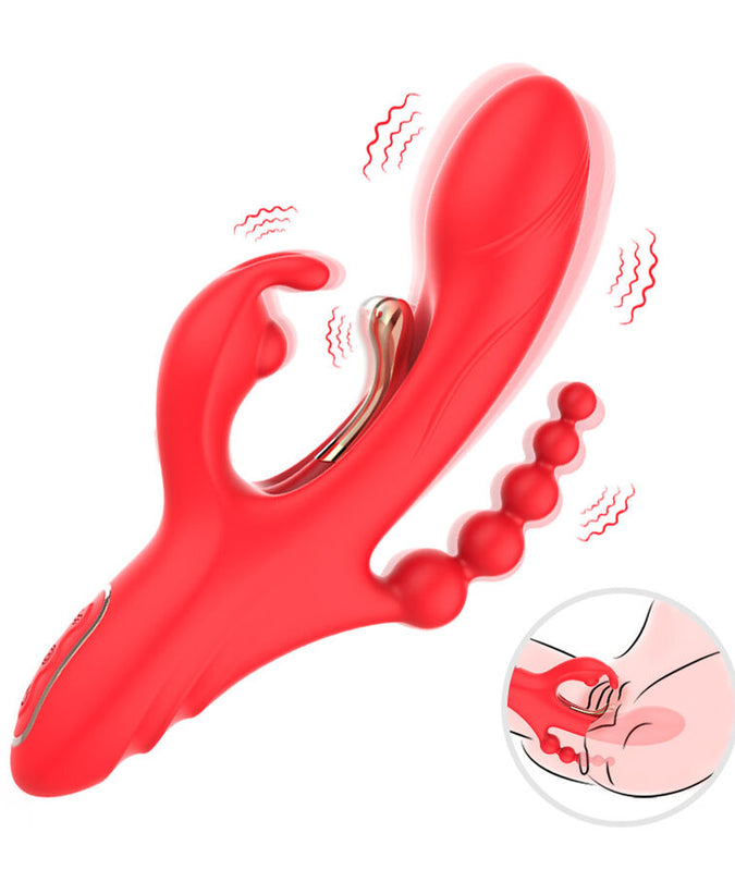 Armony – G – Spot- en clitorisstimulator vibrator rood