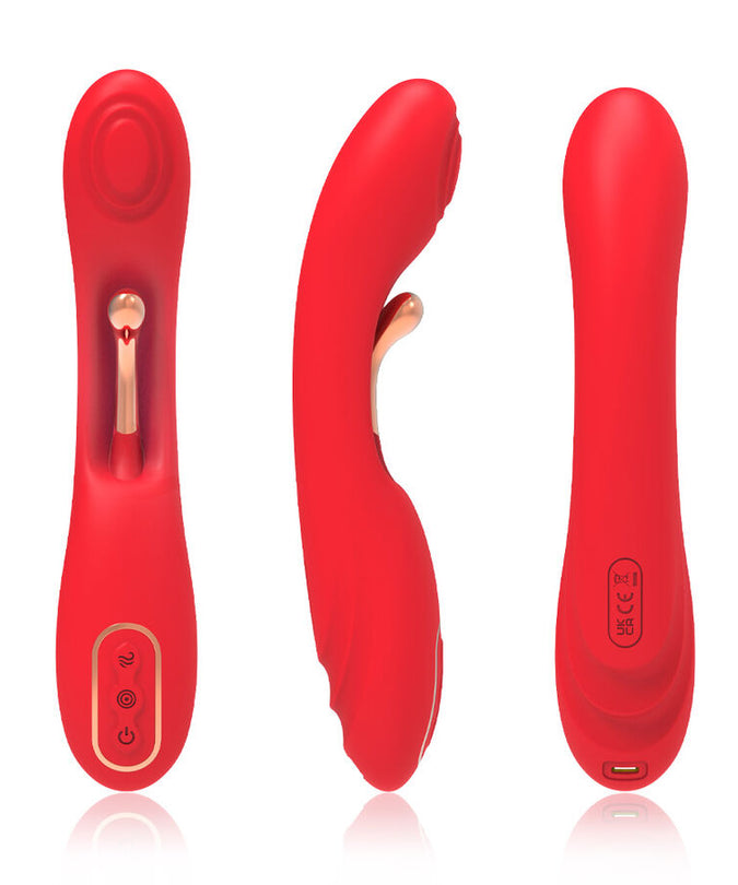 Armony – Vibrator met oscillerende tong Rood