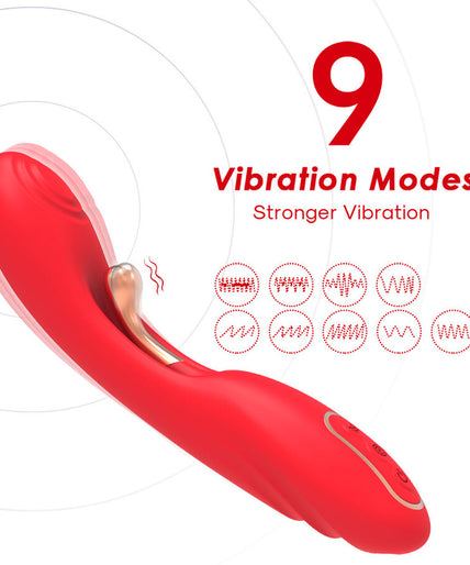 Armony – Vibrator met oscillerende tong Rood