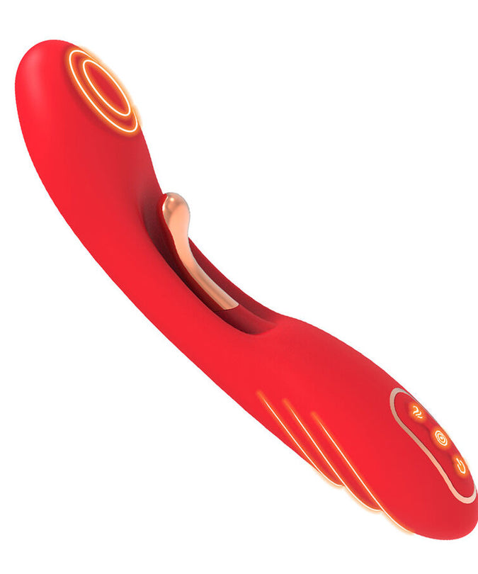 Armony – Vibrator met oscillerende tong Rood