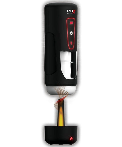 PDX ELITE - MILK ME HOTTER AUTOMATIC MASTURBATOR WITH THRUSTING AND HEAT EFFECT VIBRATION