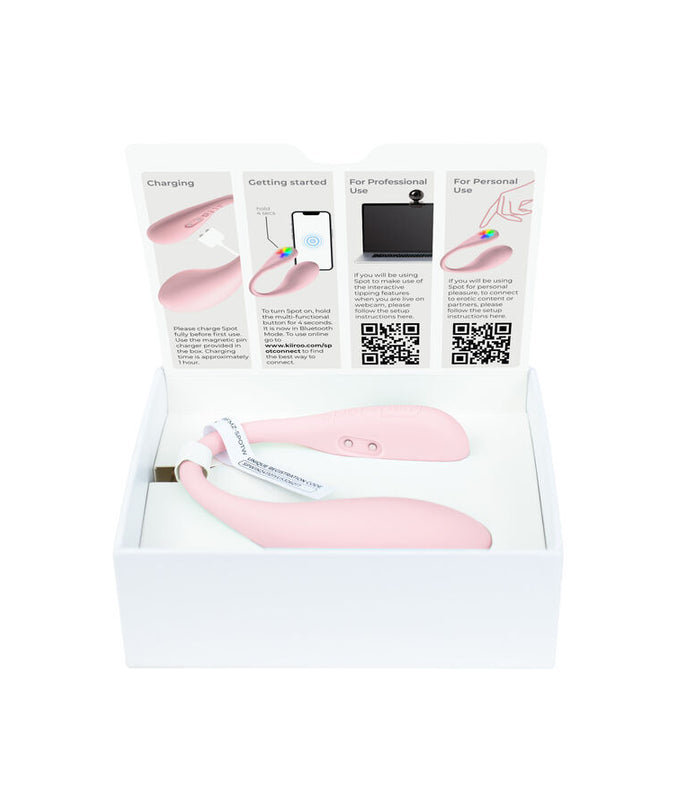 Kiiroo – Spot Kiss Me U – Vibrator in U-vorm Roze