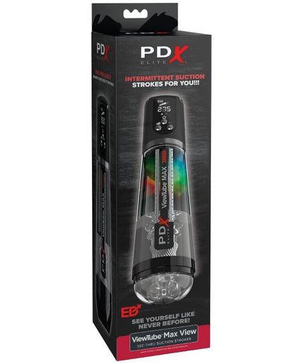 PDX ELITE - VIEWTUBE MAX VIEW AUTOMATIC MASTURNADOR WITH TRANSPARENT SUCTION