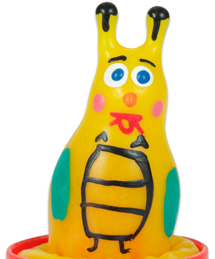 CONDOMERIE - HANDPAINTED NOVELTY CONDOMS BEE