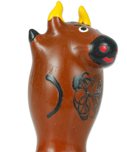 CONDOMERIE - HANDPAINTED NOVELTY CONDOMS BULL MODEL 1