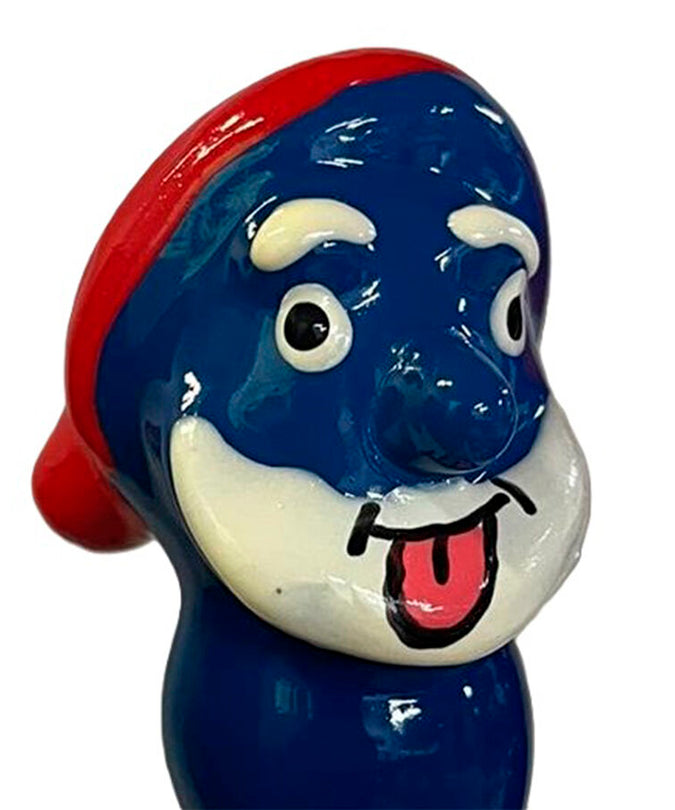 CONDOMERIE - HANDPAINTED NOVELTY CONDOMS BLUE GRANDPA