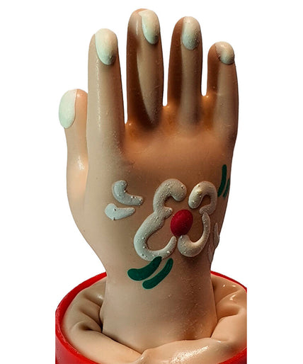 CONDOMERIE - HANDPAINTED NOVELTY CONDOMS HAND MODEL 2